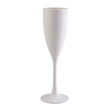 Champagne Flute, oyster white